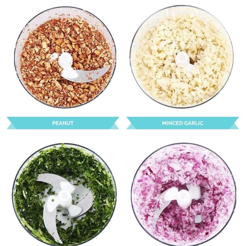 Manual hand pad chopper 1500ml capacity