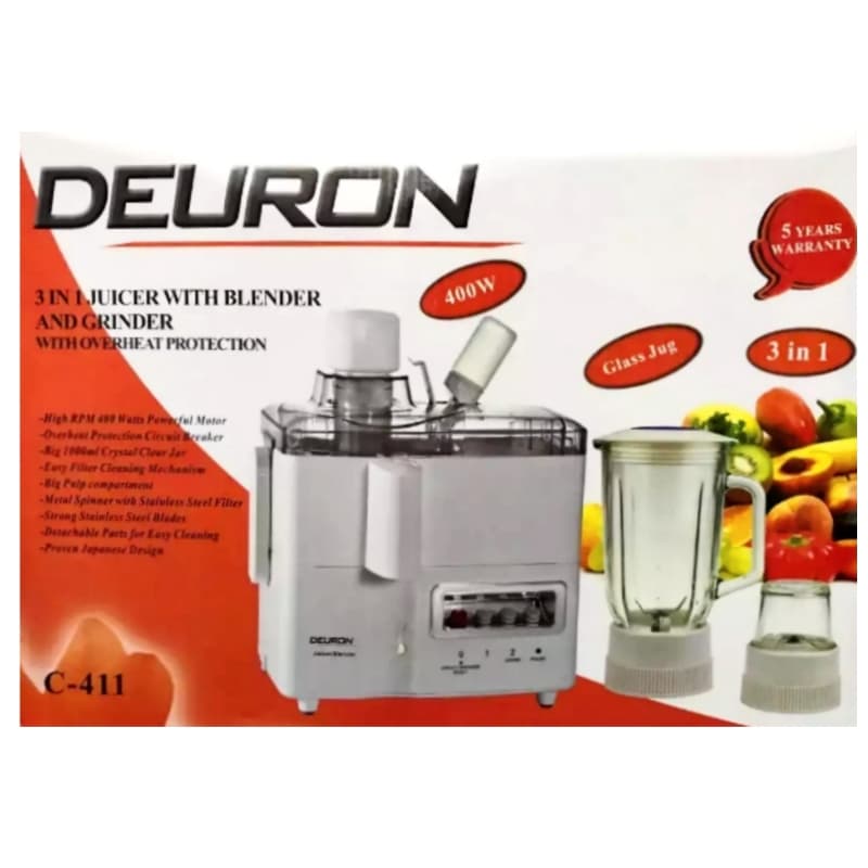Deuron 3 in 1 Juicer machine